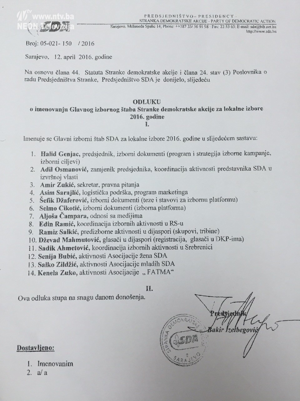 odluka-o-imenovanju-glavnog-izbornog-staba