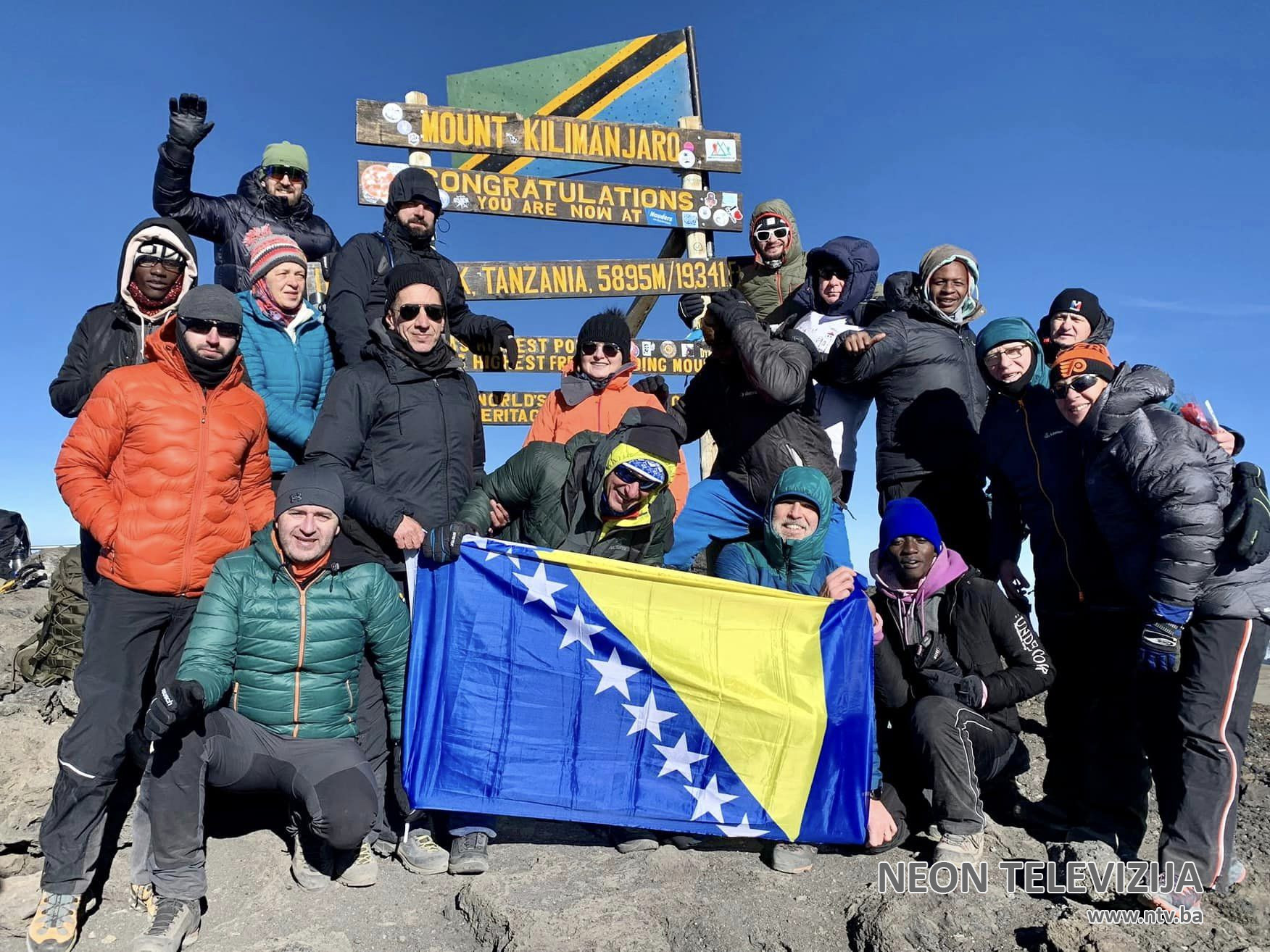 Kalesijac Admir Kulić osvojio najviši vrh Afrike NEON Televizija
